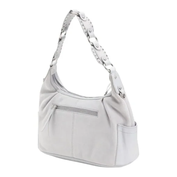 AMERICAN LEATHER CO. Suede Keene Shoulder Bag - Picture 2 of 3